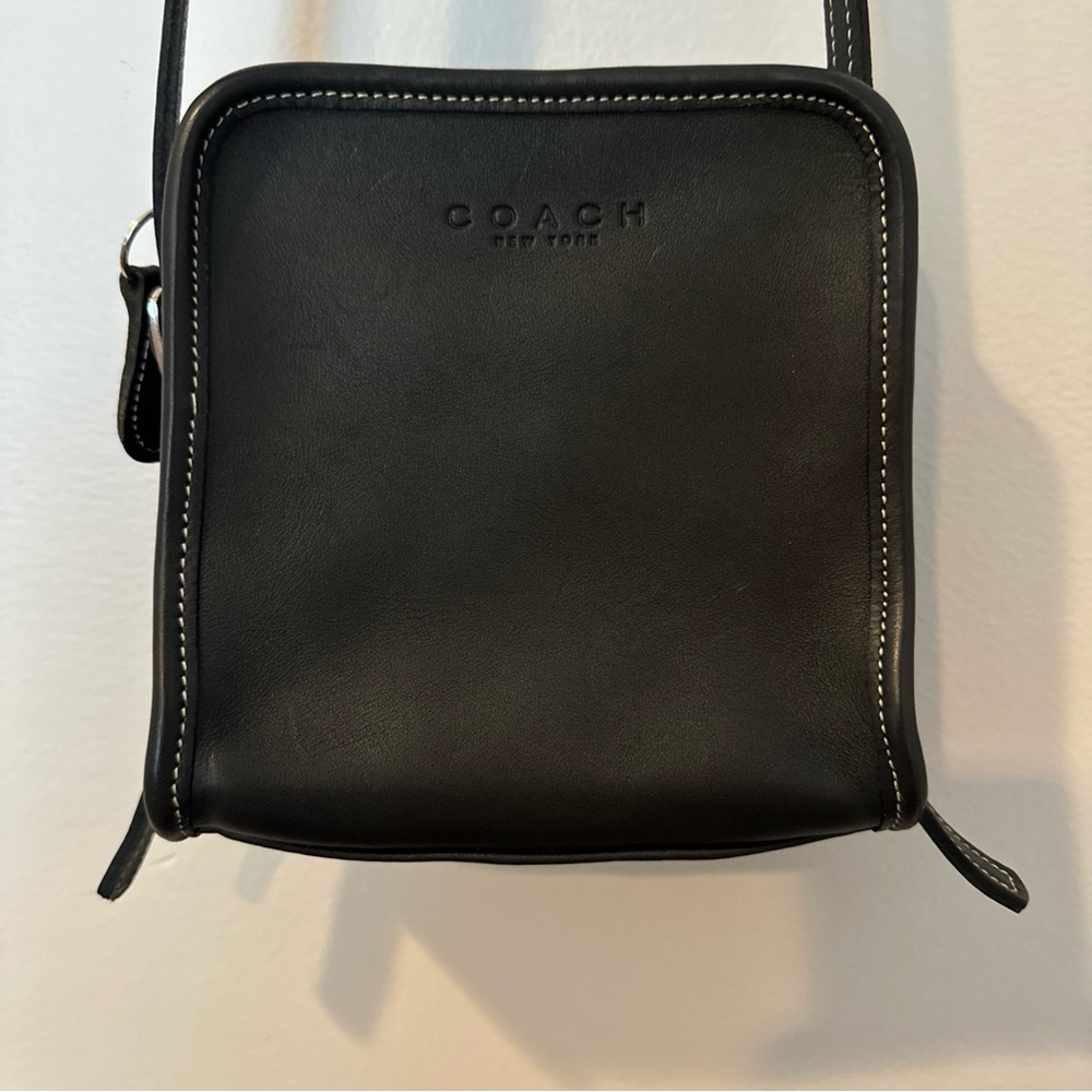 Vintage Coach Bellini Purse Crossbody Bag Leather #9139 , Costa Rica Black